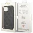 Guess Husa 4G Metal Gold Logo iPhone 14 / 15 / 13 Gri