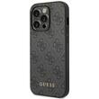 Guess Husa 4G Metal Gold Logo iPhone 15 Pro Max Gri