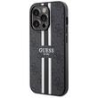 Guess Husa 4G Printed Stripes MagSafe iPhone 15 Pro Negru