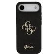 Guess Husa Fixed Glitter 4G Metal Logo iPhone Air Negru