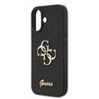 Guess Husa Fixed Glitter 4G Metal Logo iPhone 17 Negru