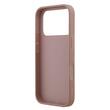 Guess Husa Fixed Glitter 4G Metal Logo iPhone 17 Pro Max Roz