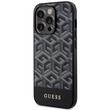 Guess Husa GCube Stripes MagSafe iPhone 14 Pro Negru