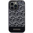 Guess Husa GCube Stripes MagSafe iPhone 14 Pro Negru