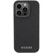 Guess Husa Leather 4G Stamped iPhone 15 Pro Negru