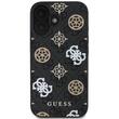 Guess Husa PU 4G Peony MagSafe iPhone 16 Negru