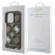 Guess Husa PU 4G Peony MagSafe iPhone 16 Pro Max Maro