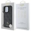 Guess Husa PU 4G Small Metal Logo MagSafe iPhone 16 Pro Max Gri
