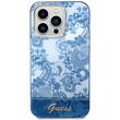 Guess Husa Porcelain Collection iPhone 14 Pro Albastru