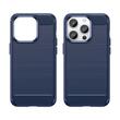 Lemontti Husa Carbon Case Flexible iPhone 14 Pro Blue