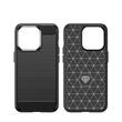 Lemontti Husa Carbon Case Flexible iPhone 14 Pro Black