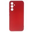 Lemontti Silicon Soft Slim Case Samsung Galaxy A34 5G Red (matte and fine material, lined with microfiber)