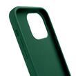 Lemontti Husa Silicon cu Snur iPhone 14 Verde (protectie 360°, material fin, captusit cu microfibra)