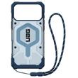 UAG Husa Pathfinder Clear MagSafe iPhone 17 Pro Blues Lanyard