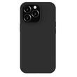 iPhone 14 Pro Max Case Lemontti Liquid Silicon MagCharge Black