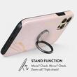 Burga Inel pentru telefon Gunmetal Peachy Gold