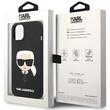 Karl Lagerfeld Husa MagSafe Liquid Silicone Karl Head iPhone 14 Plus Negru