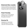 La Lumiere Folie Sticla Camera Diamond Lens iPhone 14 Pro / 14 Pro Max Argintiu