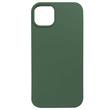 Lemontti Husa Liquid Silicon MagCharge iPhone 14 Verde (protectie 360°, material fin, captusit cu microfibra)
