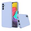 Lemontti Silicon Soft Slim Case Samsung Galaxy A14 5G Lilac (matte and fine material, lined with microfiber)