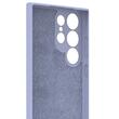 Lemontti Silicone Soft Slim Samsung Galaxy S23 Ultra case, matte and fine material, lined with microfiber, Lilac