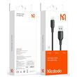 Mcdodo Cablu USB la Lightning Alpha Series Silicone Fast Charging, LED, 1.2m, Negru-T.Verde 0.18 lei/buc