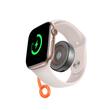 Mcdodo Incarcator wireless pentru Apple Watch, 2.5W, cu porturi Type-C si Lightning, snur din silicon anti-pierdere, Negru