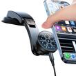 Mcdodo Suport Auto Magnetic cu încarcare wireless, 15W, pentru sistemul de ventilatie si bord, rotire 360 de grade, Negru