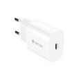 Devia Set Incarcator Retea Rocket 1x USB-C Quick Charger PD 20W, Cablu Type-C la Lightning 1m, Alb