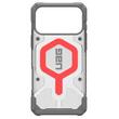 UAG Husa Pathfinder Clear MagSafe iPhone 17 Pro Max Active Lava Lanyard