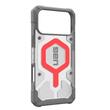 UAG Husa Pathfinder Clear MagSafe iPhone 17 Pro Max Active Lava Lanyard