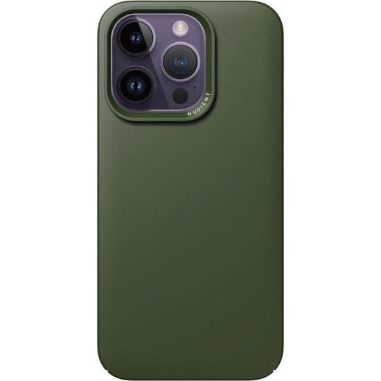 Husa iPhone 14 Pro Nudient Thin, MagSafe, Kaki