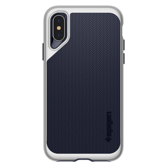 Husa iPhone XS Max Spigen Neo Hybrid Satin Silver