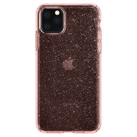 Husa iPhone 11 Pro Max Spigen Liquid Crystal Glitter Rose Quartz