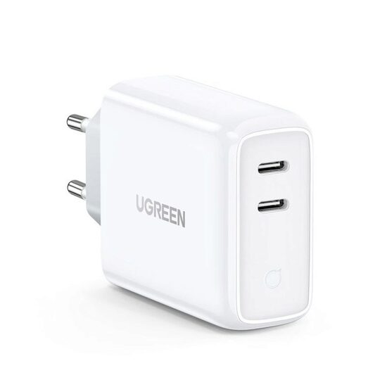 Charger Ugreen Quick Charger 36W, 2 x USB 5V/3A, White