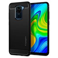Husa Xiaomi Redmi Note 9 Spigen Rugged Armor Matte Black