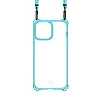 Husa iPhone 13 Pro Max IT Skins Hybrid Sling Light Blue & Transparent