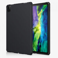 Cover iPad Pro 11 inch 2020 (1st and 2nd generation) IT Skins Spectrum Solid Plain Black (antishock,a
