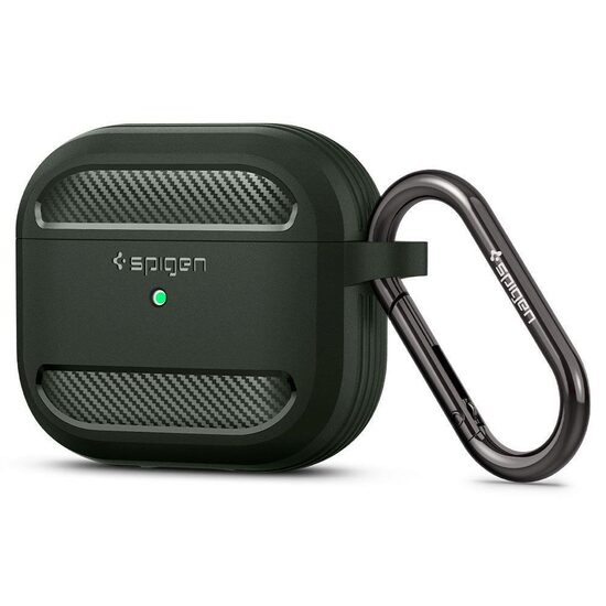 Husa Airpods 3 Spigen Rugged Armor Green