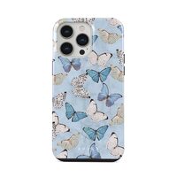 Husa iPhone 14 Pro Burga Dual Layer Give Me Butterflies