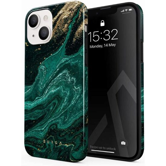 Husa iPhone 14 Plus Burga Dual Layer Emerald Pool