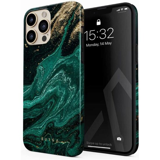 Husa iPhone 14 Pro Max Burga Dual Layer Emerald Pool