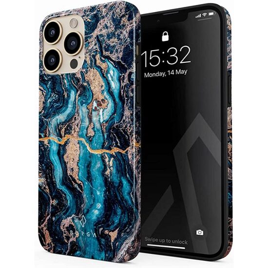 Husa iPhone 14 Pro Max Burga Dual Layer Mystic River