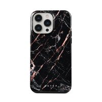 Husa iPhone 14 Pro Max Burga Dual Layer Rose Gold Marble