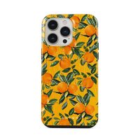 Husa iPhone 14 Pro Burga Dual Layer Orange Lemonade