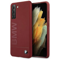 Husa Samsung Galaxy S21 G991 BMW Silicone Signature Logo Rosu