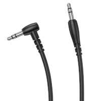 Cablu Borofone BL10 Jack 3.5mm la Jack 3.5mm, 1m, Negru