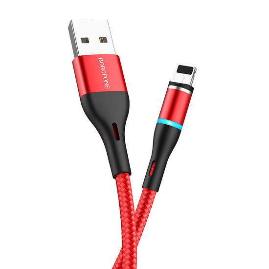 Borofone BU16 Skill USB to Lightning cable, 1.2m Red