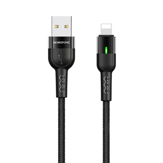 Borofone BU17 Starlight USB to Lightning cable, 1.2m, Black
