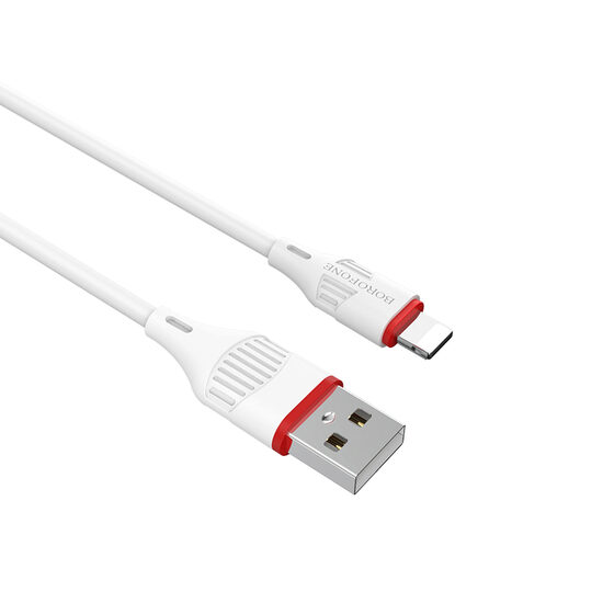 Borofone BX17 Enjoy USB to Lightning cable, 1m, White